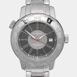 Pre Owned Tiffany & Co. Grey Stainless Steel Mark T-57 Quartz Men's Wristwatch 42 mm