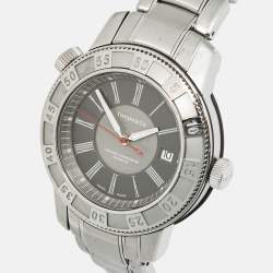 Pre Owned Tiffany & Co. Grey Stainless Steel Mark T-57 Quartz Men's Wristwatch 42 mm