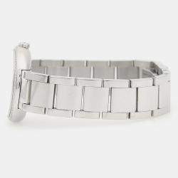 مملوكة مسبقًا Tiffany & Co. Atlas Quartz Stainless Steel Diamond Women's Wristwatch 24mm