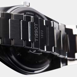 Pre Owned Tissot Blue Stainless Steel PRX T137.410.11.041.00 Men's Wristwatch 40 mm
