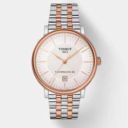 Tissot Carson Premium Powermatic 80 T122.407.22.031.01 Rosegold stainlesssteel watch