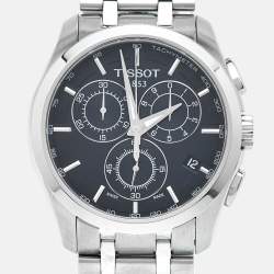Tissot Black Stainless Steel Couturier T035.617.11.051.00 Men's Wristwatch 41 mm