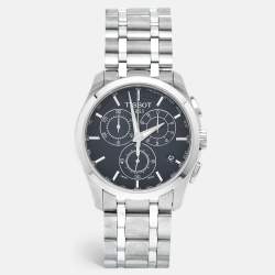 Tissot Black Stainless Steel Couturier T035.617.11.051.00 Men's Wristwatch 41 mm