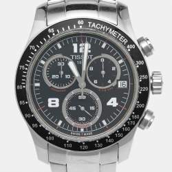 Tissot Black Stainless Steel V8 T039.417.11.057.00 Men's Wristwatch 42.5 mm
