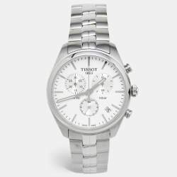 Tissot Silver Stainless Steel T-Sport PR100 T101.417.11.031.00 Men's Wristwatch 41 mm