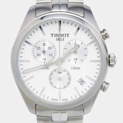 Tissot Silver Stainless Steel T-Sport PR100 T101.417.11.031.00 Men's Wristwatch 41 mm