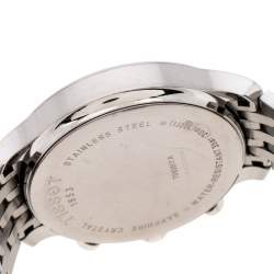 Tissot Anthracite Stainless Steel Tradition T063617A Chronograph Men's Wristwatch 42 mm