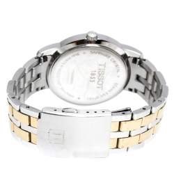 Pre Owned Tissot Black Two-Tone Stainless Steel Classic Dream T033410A Men's Wristwatch 38 mm