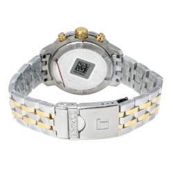 Pre Owned  Tissot Greyish Brown Two Tone Stainless Steel PRS200 T067417A Men's Wristwatch 42 mm