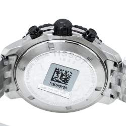 Pre Owned  Tissot Black Stainless Steel PRS200 T067417A Men's Wristwatch 42 mm