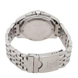 Pre Owned Tissot Black Stainless Steel PRC100 Men's Wristwatch 39 mm