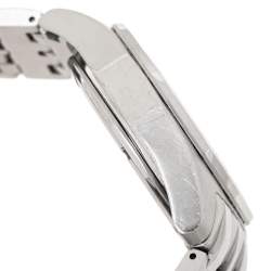 Pre Owned Tissot Black Stainless Steel PRC100 Men's Wristwatch 39 mm