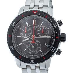 Pre Owned Tissot Black Stainless Steel T-Sport PRS200 T067417A Men's Wristwatch 42 mm