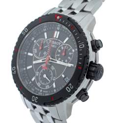 Pre Owned Tissot Black Stainless Steel T-Sport PRS200 T067417A Men's Wristwatch 42 mm