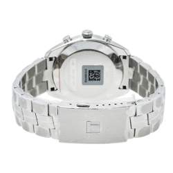 Pre Owned Tissot Silver Stainless Steel T Sport PR100 T101.417.11.031.00 Men's Wristwatch 41 mm
