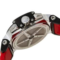 Pre Owned Tissot Black PVD Stainless Steel T-Race T048417A Men's Wristwatch 45 mm