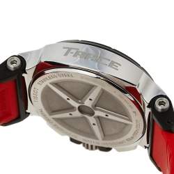 Pre Owned Tissot Black PVD Stainless Steel T-Race T048417A Men's Wristwatch 45 mm