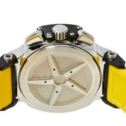 Tissot Black PVD Coated Stainless Steel & Rubber T-Race T048417A Men's Wristwatch 45 mm