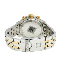 Pre Owned Tissot Grey Two Tone Stainless Steel PRS200 T067.417.22.051.00 Men's Wristwatch 42 mm