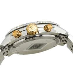 Pre Owned Tissot Grey Two Tone Stainless Steel PRS200 T067.417.22.051.00 Men's Wristwatch 42 mm