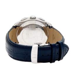 Tissot Black Stainless Steel Leather Couturier T035617A Men's Wristwatch 41 mm