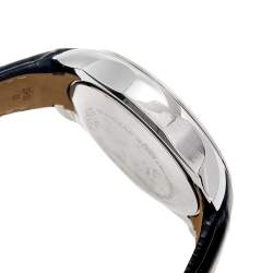 Tissot Black Stainless Steel Leather Couturier T035617A Men's Wristwatch 41 mm