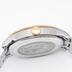 Tissot Silver Two Tone Stainless Steel Chemin des Tourelles T099.407.22.038.01 Men's Wristwatch 42 mm