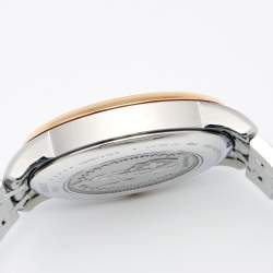 Tissot Silver Two Tone Stainless Steel Chemin des Tourelles T099.407.22.038.01 Men's Wristwatch 42 mm
