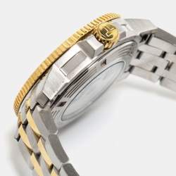 Pre Owned Tissot Black Two Tone Stainless Steel Seastar T120.407.22.051.00 Men's Wristwatch 43 mm