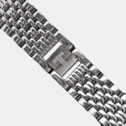 Pre Owned Tissot Silver Stainless Steel T-Classic Everytime T870/970 Men's Wristwatch 34 mm