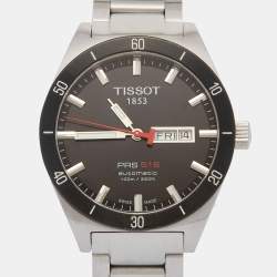 Tissot Black Two-Tone Stainless Steel PRS516 T044.430.21.051.00 Men's Wristwatch 42 mm