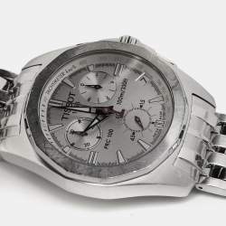 Tissot Silver Stainless Steel PRC 100 P862/962 Men's Wristwatch 39 mm