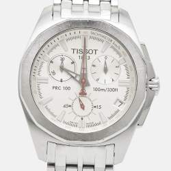 Tissot Silver Stainless Steel PRC 100 P862/962 Men's Wristwatch 39 mm