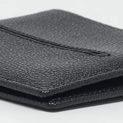 Tod's Black Leather Bifold Wallet