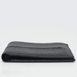 Tod's Black Leather Bifold Wallet