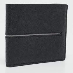 Tod's Black Leather Bifold Wallet