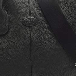 مملوكة مسبقًا حقيبة تسوق يد تودز متوسطة جلد أسود