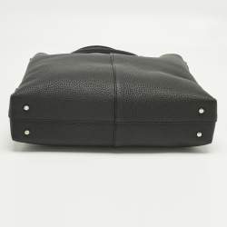 مملوكة مسبقًا حقيبة تسوق يد تودز متوسطة جلد أسود