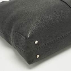 مملوكة مسبقًا حقيبة تسوق يد تودز متوسطة جلد أسود