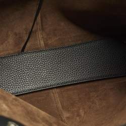 مملوكة مسبقًا حقيبة تسوق يد تودز متوسطة جلد أسود