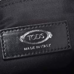 Pre Owned Tod's Brown Leather Reporter Messenger Bag