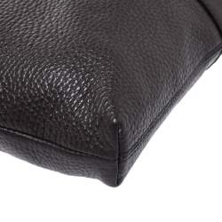 Pre Owned Tod's Brown Leather Reporter Messenger Bag