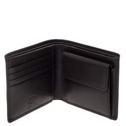 Tod's Dark Brown Leather Double T Bifold Wallet