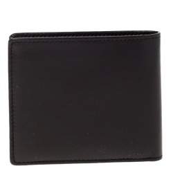 Tod's Dark Brown Leather Double T Bifold Wallet