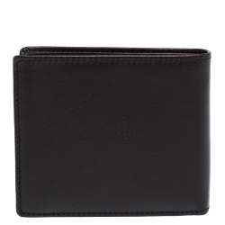 Tod's Dark Brown Leather Double T Bifold Wallet