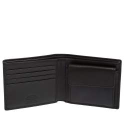 Tod's Dark Brown Leather Double T Bifold Wallet