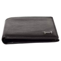 Tod's Dark Brown Leather Double T Bifold Wallet