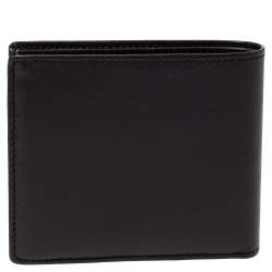 Tod's Dark Brown Leather Double T Bifold Wallet