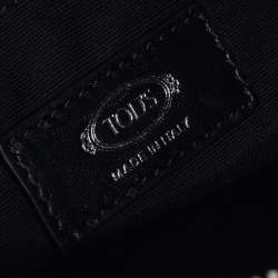 Pre Owned Tod's Black Leather Messenger Bag