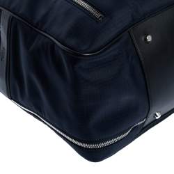 Tod's Navy Blue Nylon Zip Convertible Briefcase/Backpack